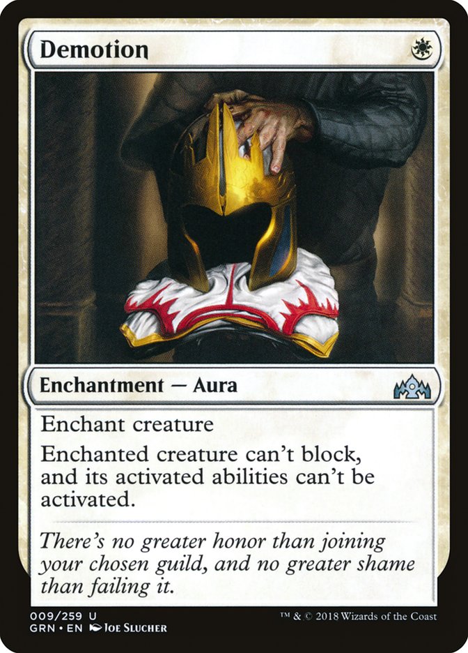 Demotion [Guilds of Ravnica] [Foil]