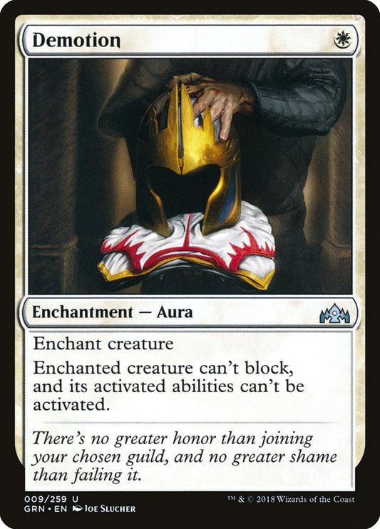 Demotion [Guilds of Ravnica] [Foil]