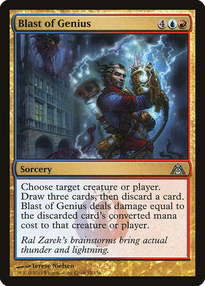 Blast of Genius [Dragon's Maze] [Foil]