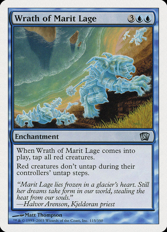 Wrath of Marit Lage [Eighth Edition] [Foil]