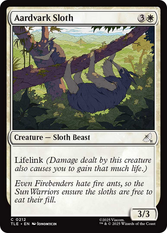 Aardvark Sloth [Avatar: The Last Airbender: Eternal-Legal] [Foil]