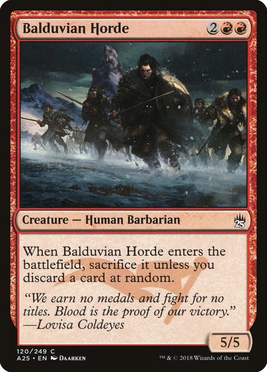 Balduvian Horde [Masters 25] [Foil]