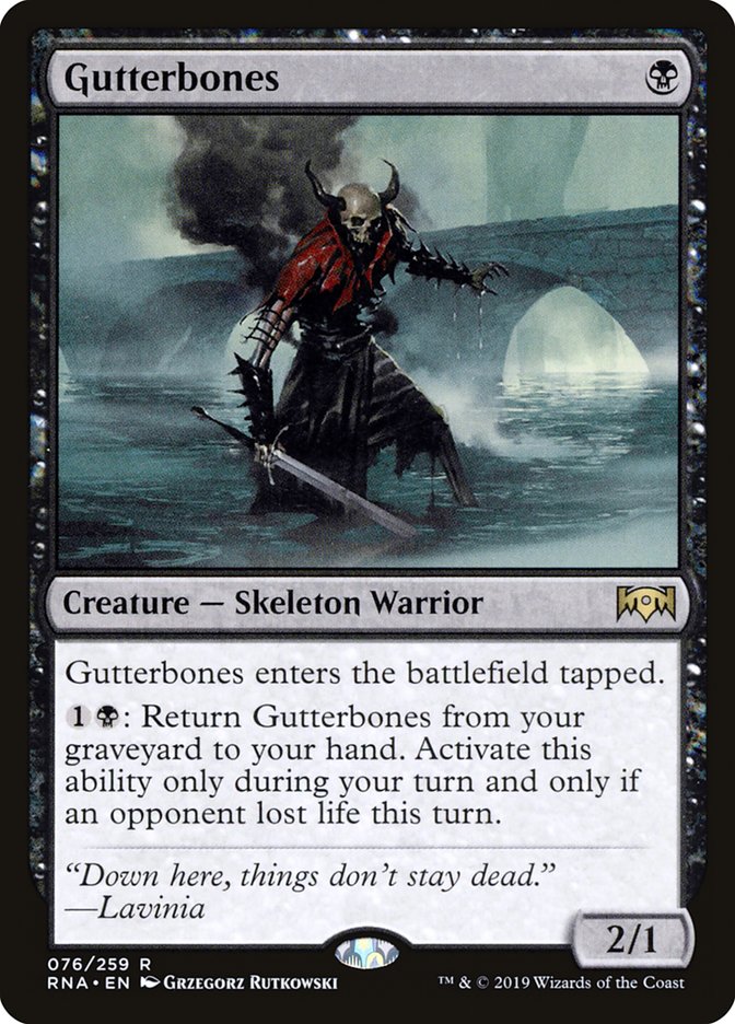 Gutterbones [Ravnica Allegiance] [Foil]