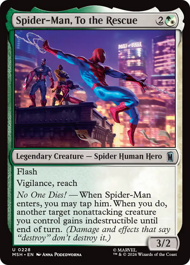 Spider-Man, To the Rescue (Borderless) [Marvel Super Heroes]