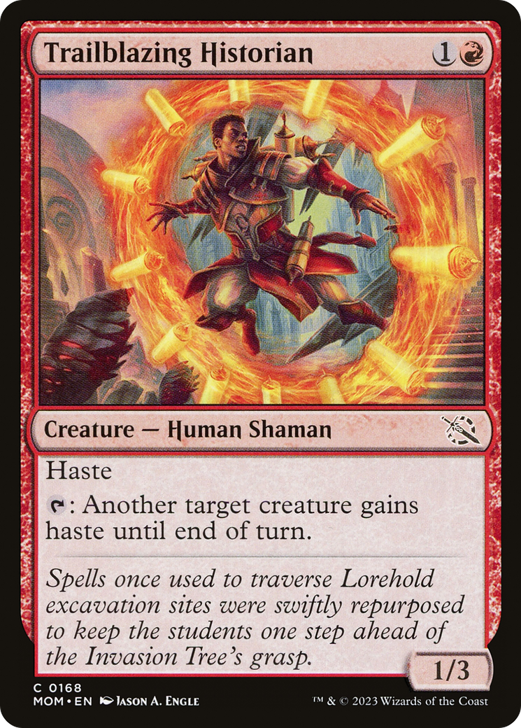 Trailblazing Historian [March of the Machine] [Foil]