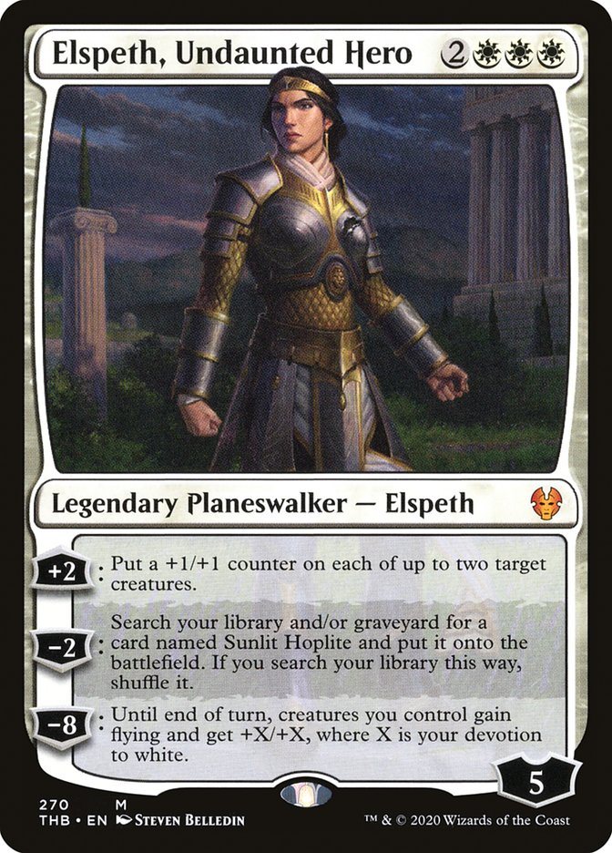 Elspeth, Undaunted Hero [Theros Beyond Death] [Foil]