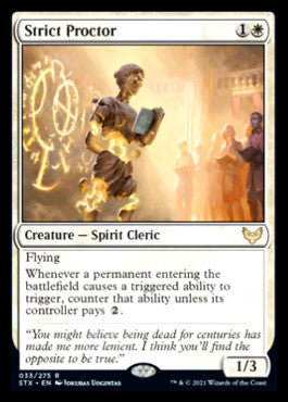 Strict Proctor [Strixhaven: School of Mages] [Foil]