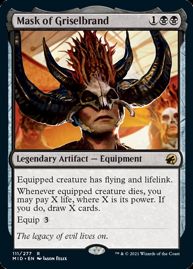 Mask of Griselbrand [Innistrad: Midnight Hunt] [Foil]