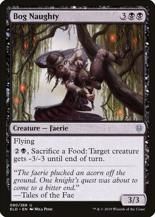 Bog Naughty [Throne of Eldraine] [Foil]