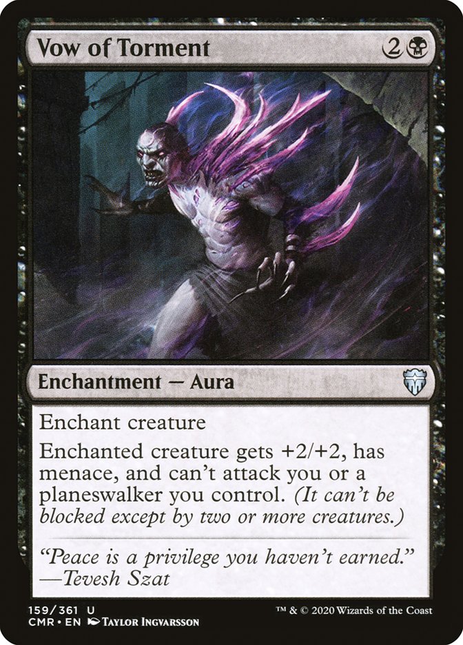 Vow of Torment [Commander Legends] [Foil]