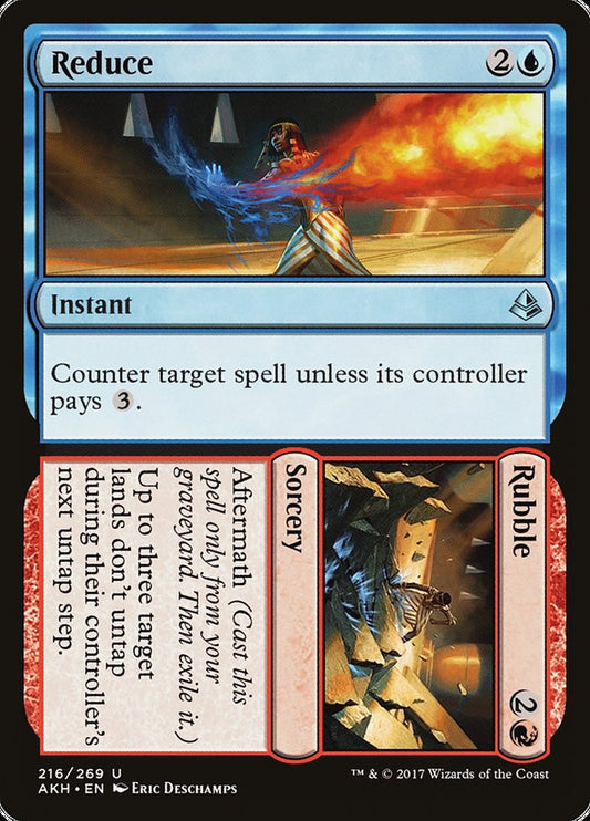 Reduce // Rubble [Amonkhet] [Foil]