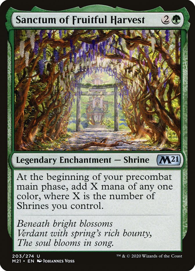 Sanctum of Fruitful Harvest [Core Set 2021] [Foil]