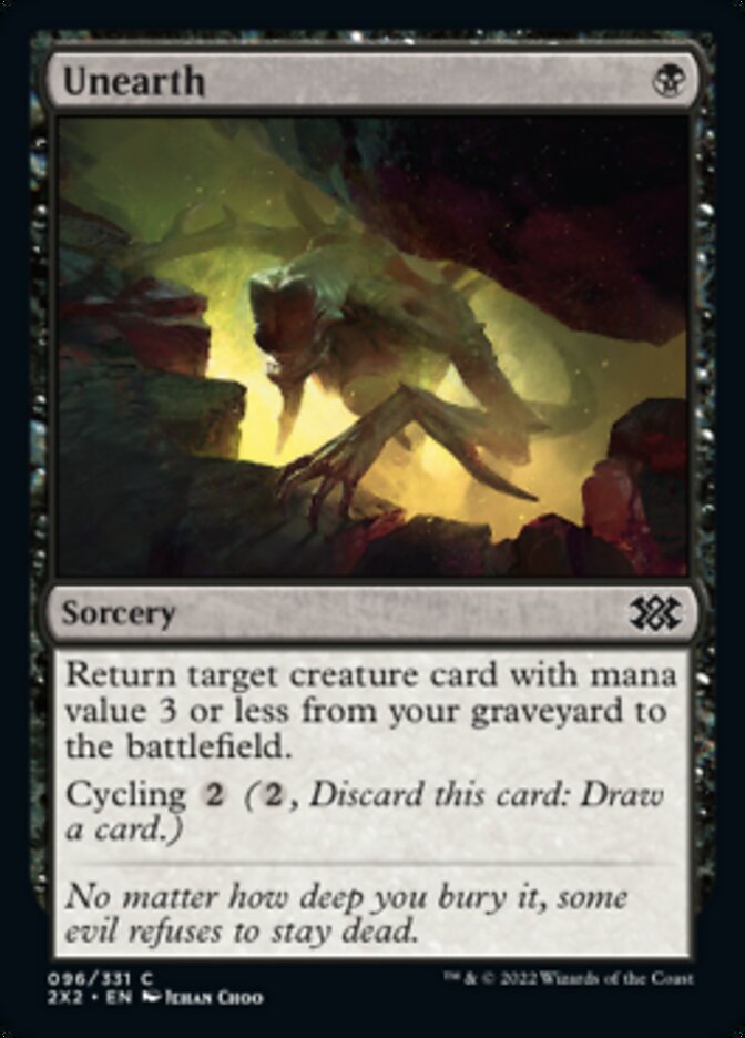 Unearth [Double Masters 2022] [Foil]