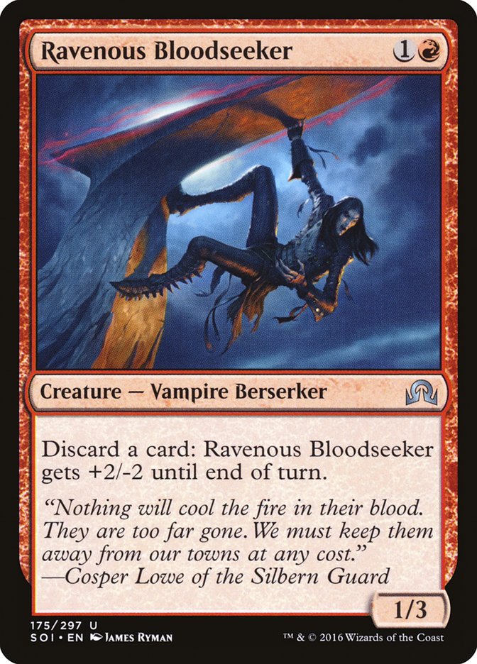 Ravenous Bloodseeker [Shadows over Innistrad] [Foil]