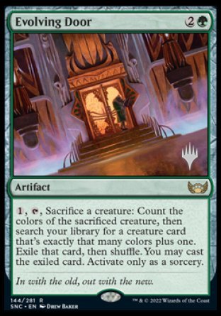 Evolving Door (Promo Pack) [Streets of New Capenna Promos] [Foil]