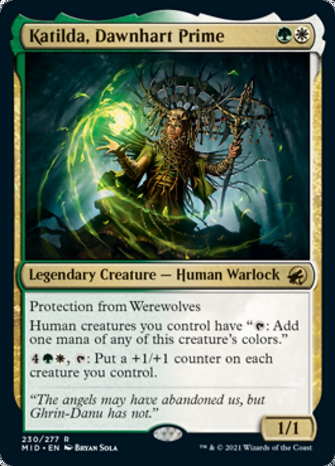 Katilda, Dawnhart Prime [Innistrad: Midnight Hunt] [Foil]