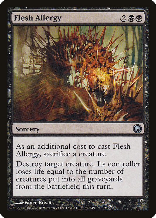 Flesh Allergy [Scars of Mirrodin] [Foil]