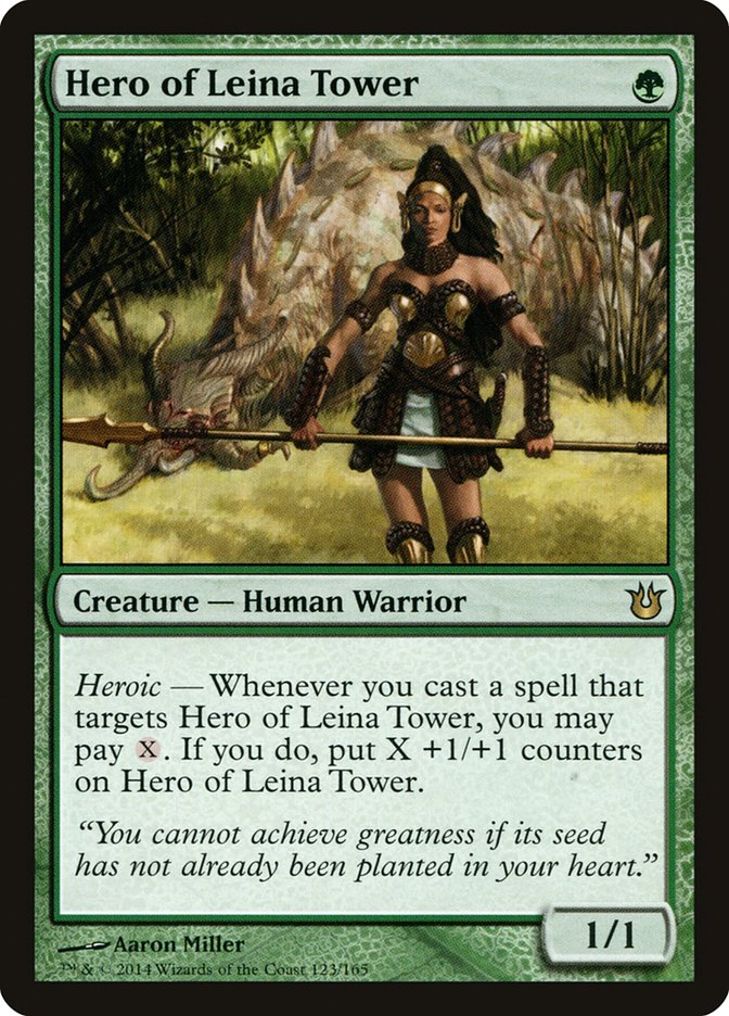 Hero of Leina Tower [Born of the Gods] [Foil]