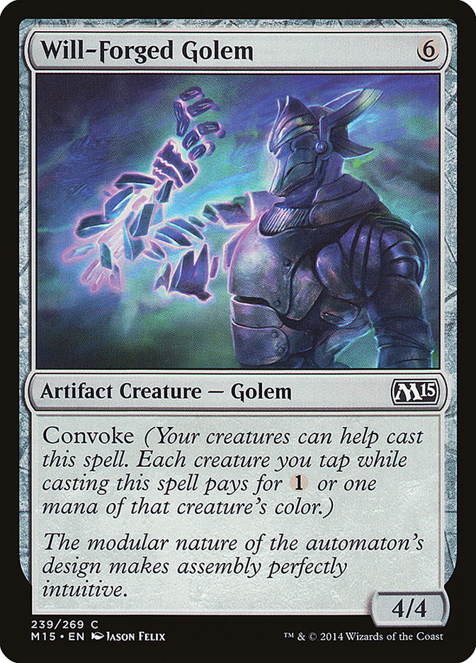 Will-Forged Golem [Core Set 2015] [Foil]