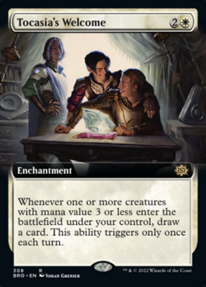 Tocasia's Welcome (Extended Art) [The Brothers' War] [Foil]