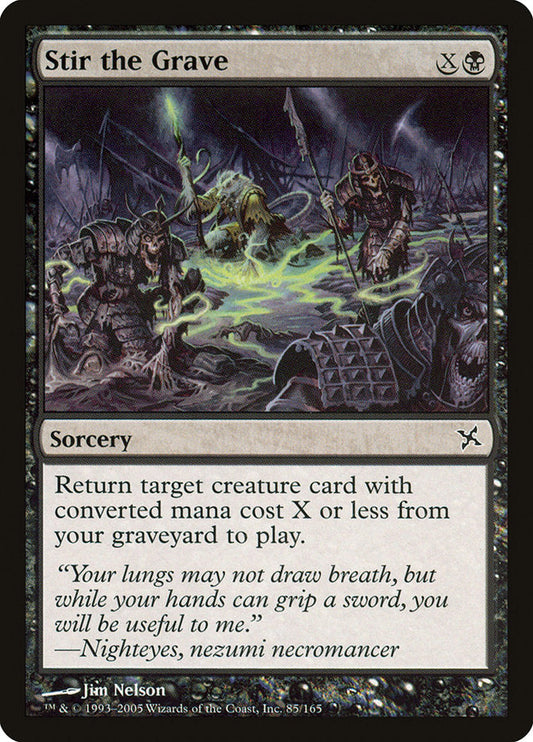 Stir the Grave [Betrayers of Kamigawa] [Foil]