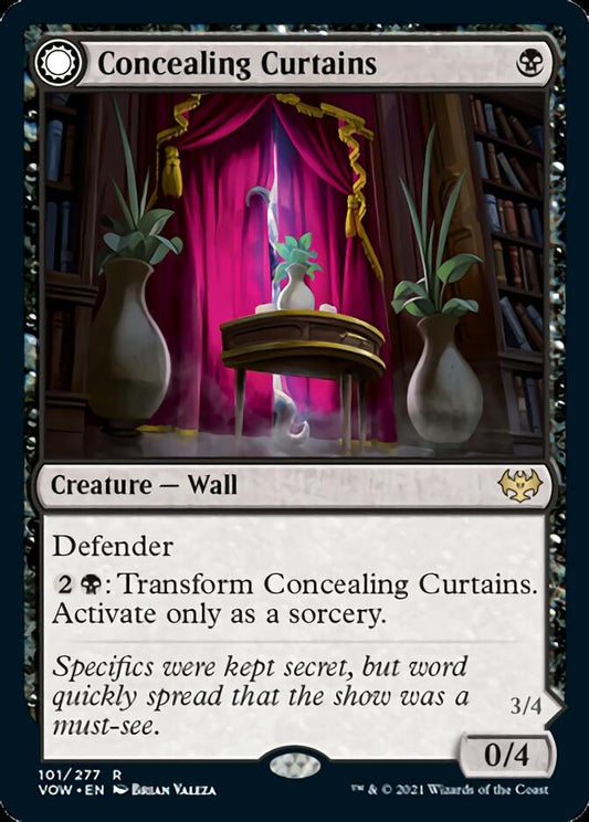 Concealing Curtains // Revealing Eye [Innistrad: Crimson Vow] [Foil]