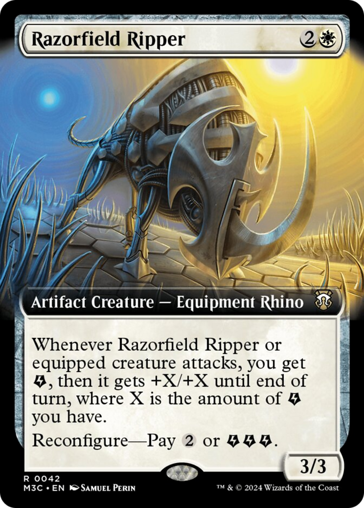 Razorfield Ripper (Extended Art) [Modern Horizons 3 Commander] [Foil]