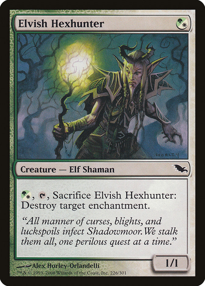 Elvish Hexhunter [Shadowmoor] [Foil]