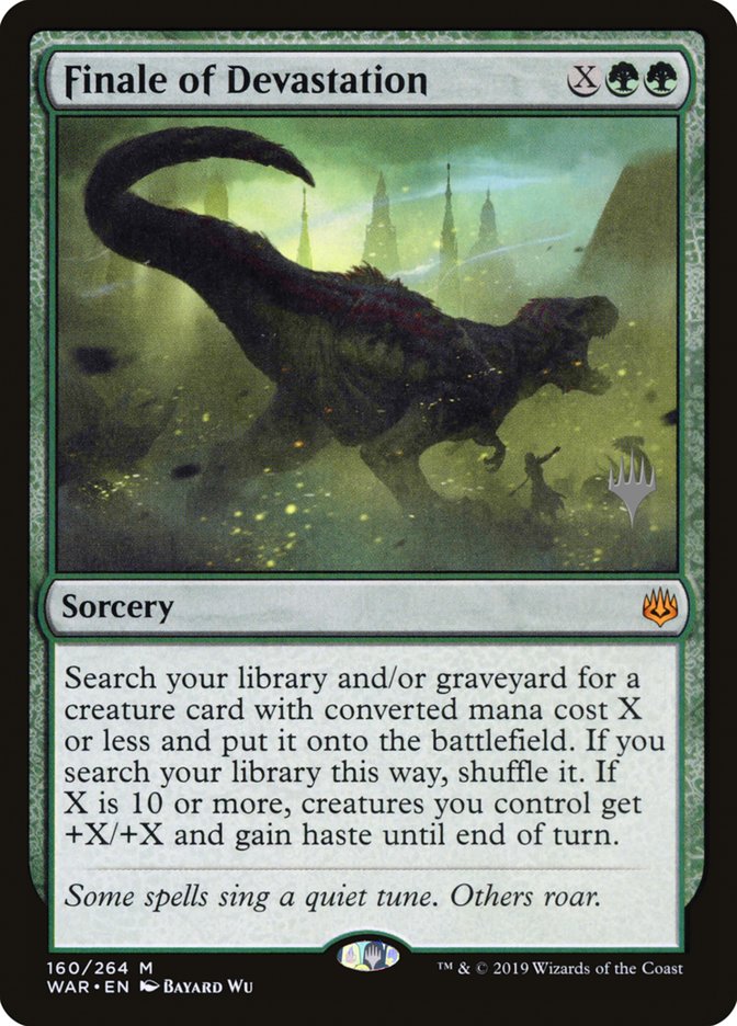 Finale of Devastation (Promo Pack) [War of the Spark Promos] [Foil]