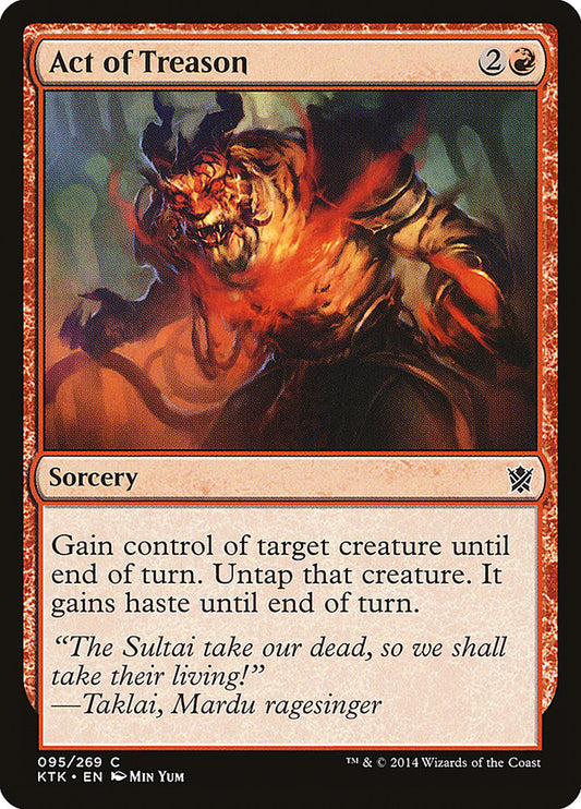 Act of Treason [Khans of Tarkir] [Foil]