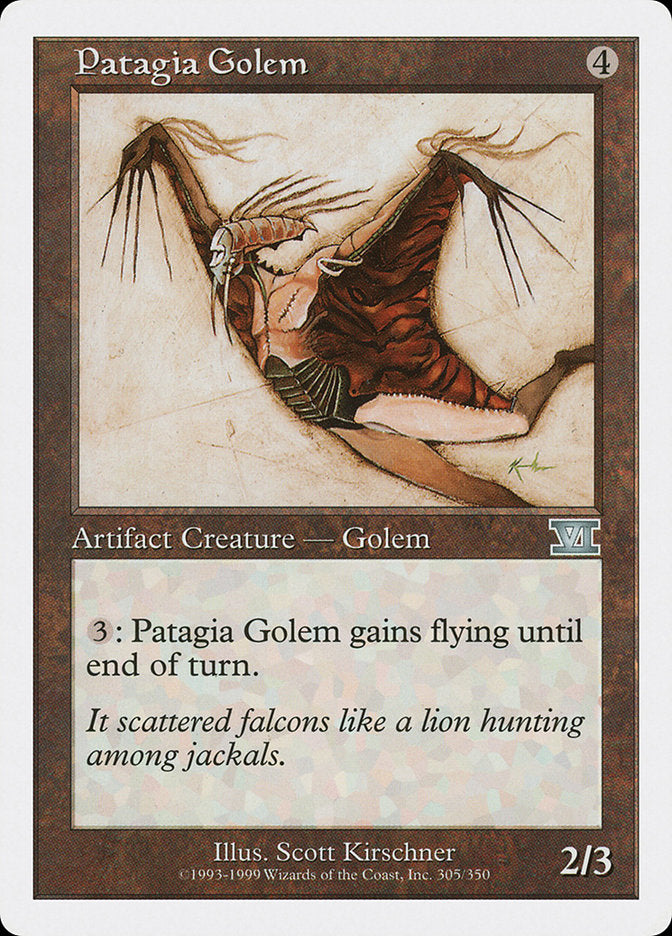 Patagia Golem [Sixth Edition]