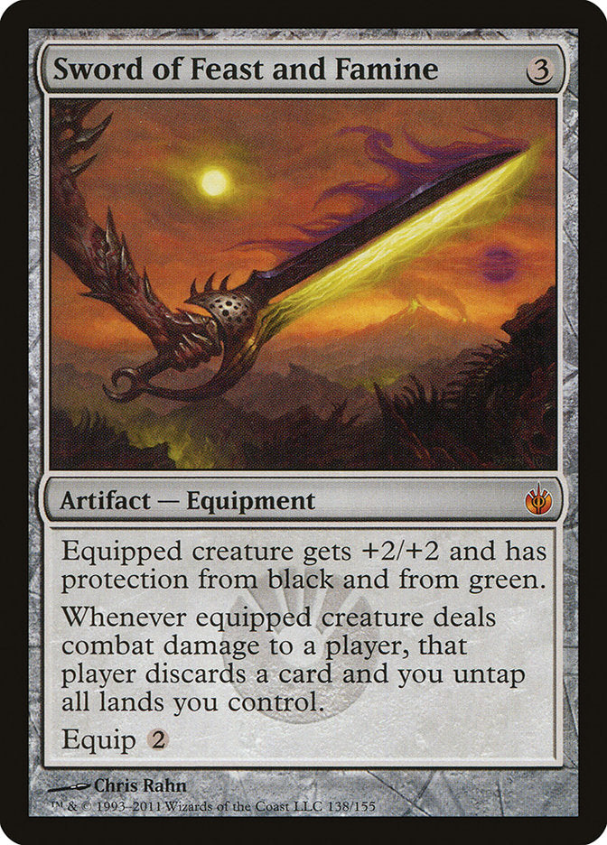 Sword of Feast and Famine [Mirrodin Besieged] [Foil]