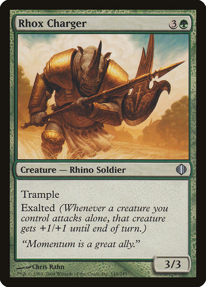 Rhox Charger [Shards of Alara] [Foil]