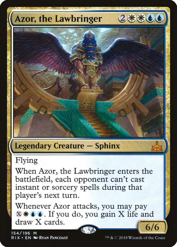 Azor, the Lawbringer [Rivals of Ixalan] [Foil]