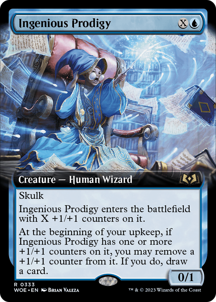 Ingenious Prodigy (Extended Art) [Wilds of Eldraine] [Foil]