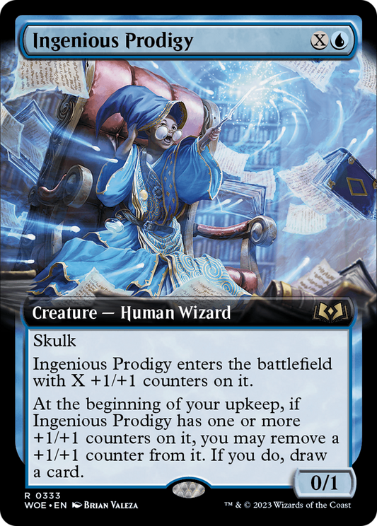 Ingenious Prodigy (Extended Art) [Wilds of Eldraine] [Foil]