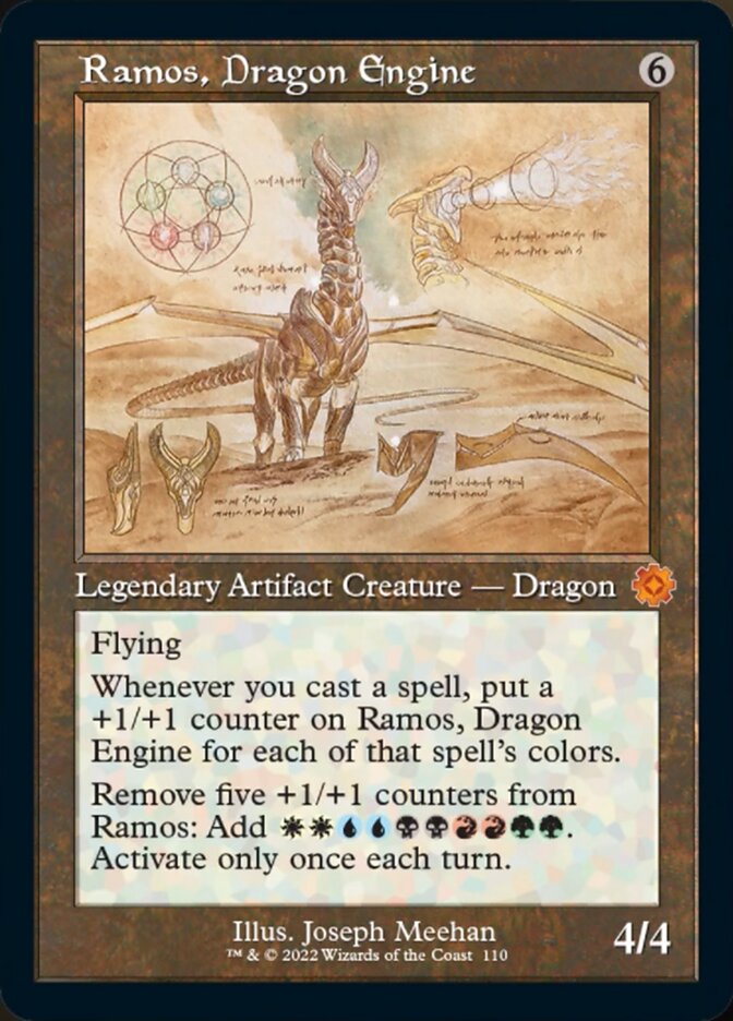 Ramos, Dragon Engine (Retro Schematic) [The Brothers' War Retro Artifacts] [Foil]