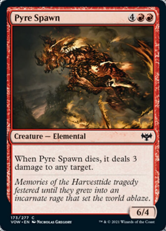 Pyre Spawn [Innistrad: Crimson Vow] [Foil]
