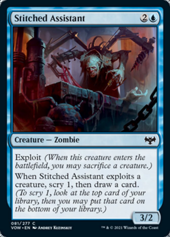 Stitched Assistant [Innistrad: Crimson Vow] [Foil]