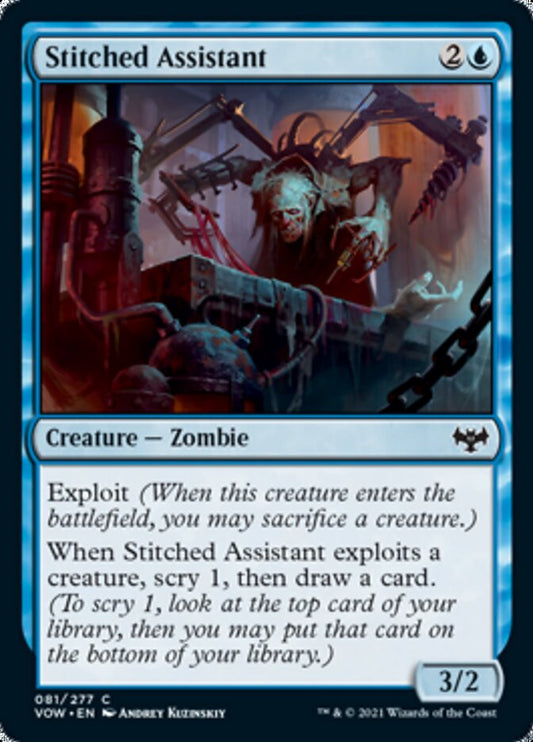 Stitched Assistant [Innistrad: Crimson Vow] [Foil]