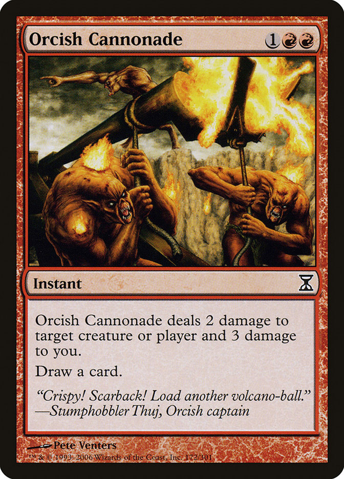 Orcish Cannonade [Time Spiral] [Foil]