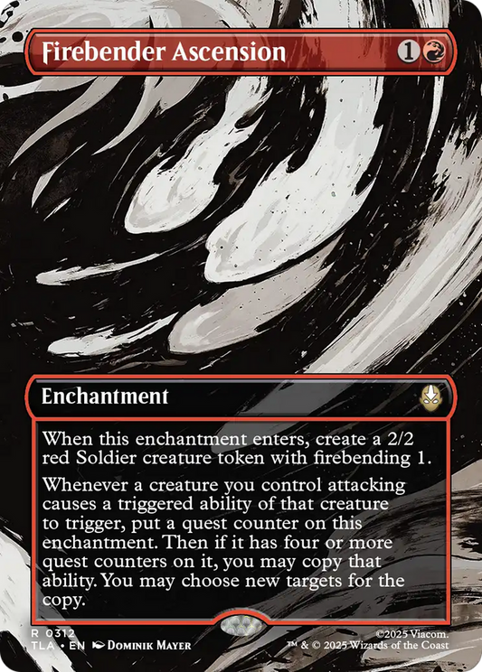 Firebender Ascension (Borderless) [Avatar: The Last Airbender] [Foil]