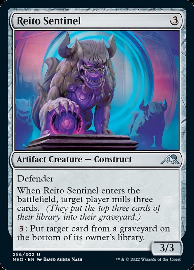 Reito Sentinel [Kamigawa: Neon Dynasty] [Foil]