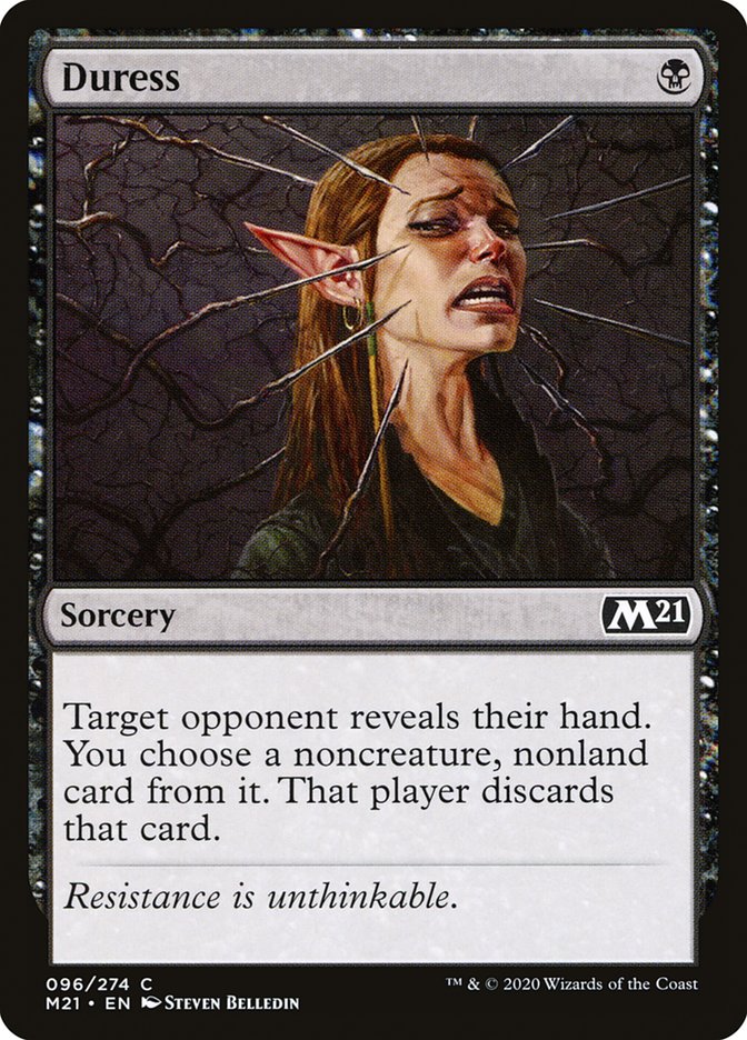Duress [Core Set 2021] [Foil]