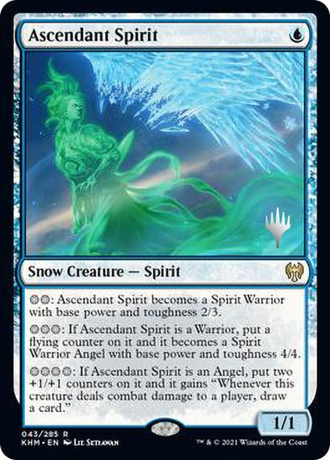 Ascendant Spirit (Promo Pack) [Kaldheim Promos] [Foil]