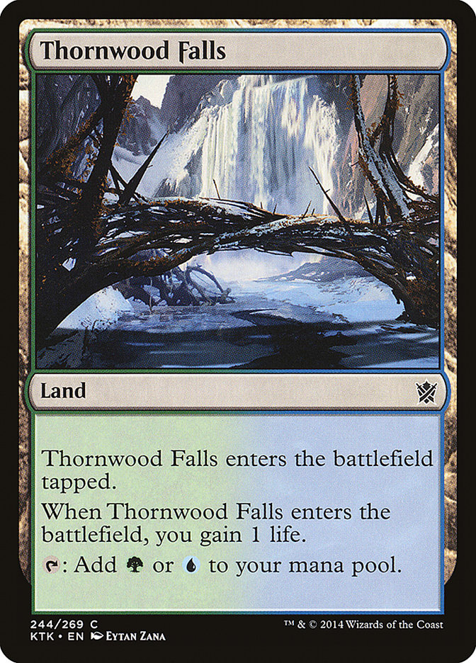 Thornwood Falls [Khans of Tarkir] [Foil]