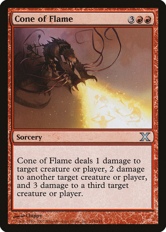 Cone of Flame [Tenth Edition] [Foil]