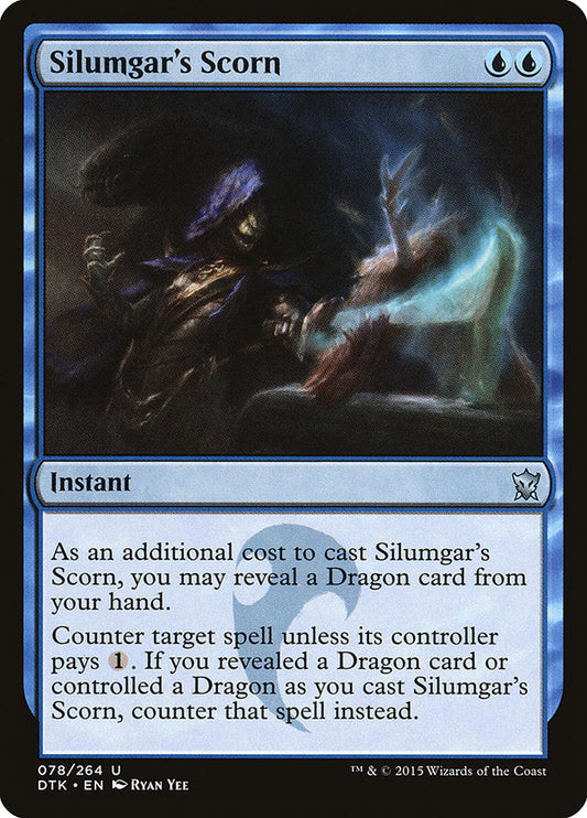 Silumgar's Scorn [Dragons of Tarkir] [Foil]