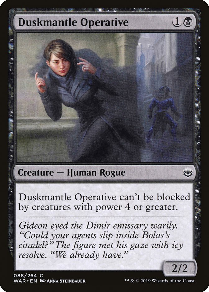 Duskmantle Operative [War of the Spark] [Foil]