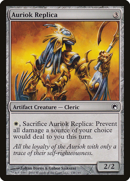 Auriok Replica [Scars of Mirrodin] [Foil]